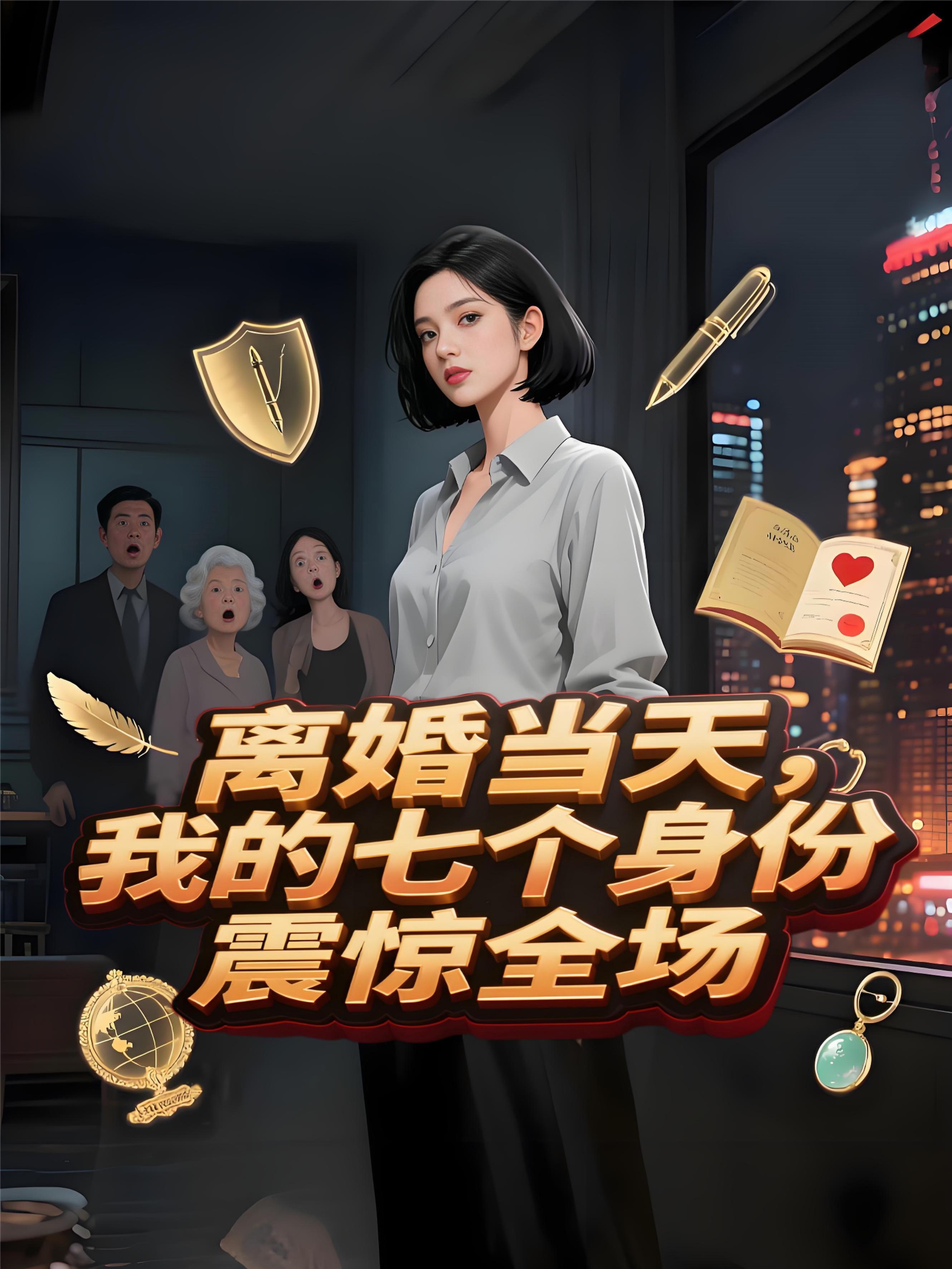 离婚当天,我的七个身份震惊全场 离婚当天,我的七个身份震惊全场